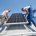 Instalação de painéis solares